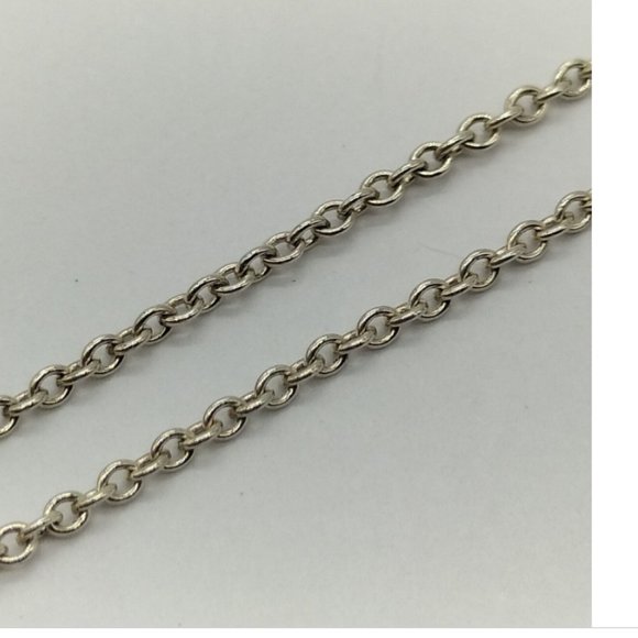 Tiffany and Co. Pendant Necklace Elsa Peretti Open Heart Silver 925 - Picture 5 of 12